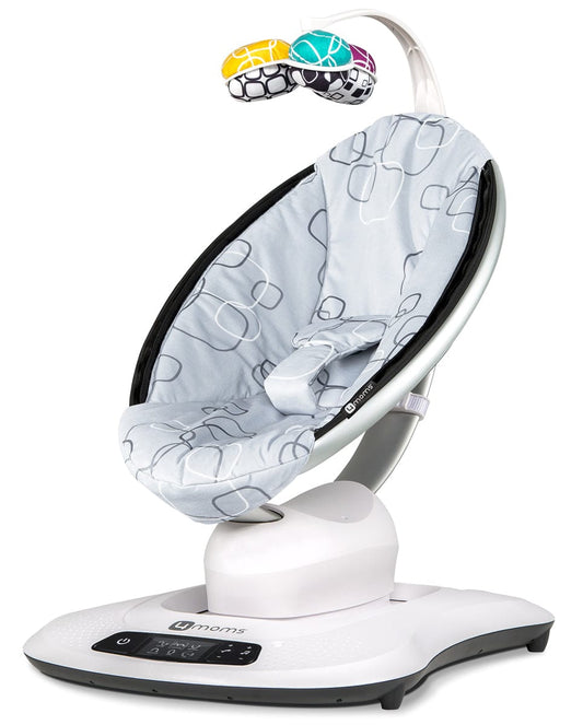 4moms Mamaroo 4 Baby Swing - Silver Plush