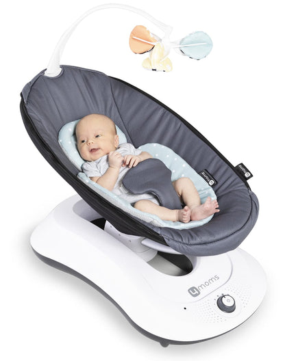4moms Rockaroo Baby Swing - Dark Grey Cool Mesh - 2000873