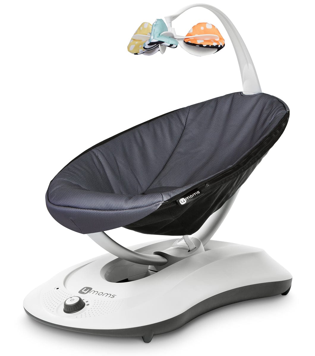 4moms Rockaroo Baby Swing - Dark Grey Cool Mesh - 2000873