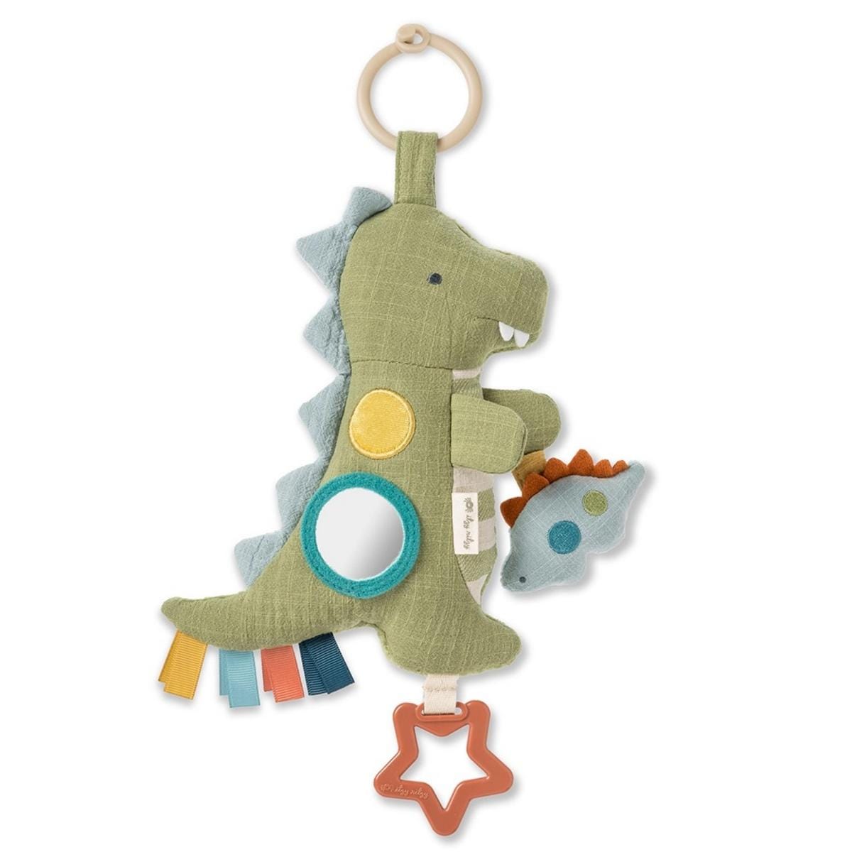 Itzy Ritzy Bitzy Traveler Developmental Sensory Toy - Dino - MAVP8085