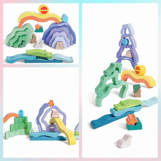 Hape Nature Scene Stacking Blocks