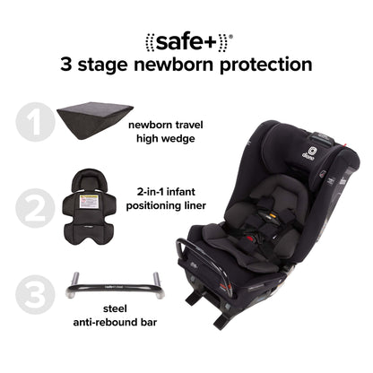 Diono Radian 3RXT SafePlus All-in-One Convertible Car Seat - Black Jet - 50100-NA-01
