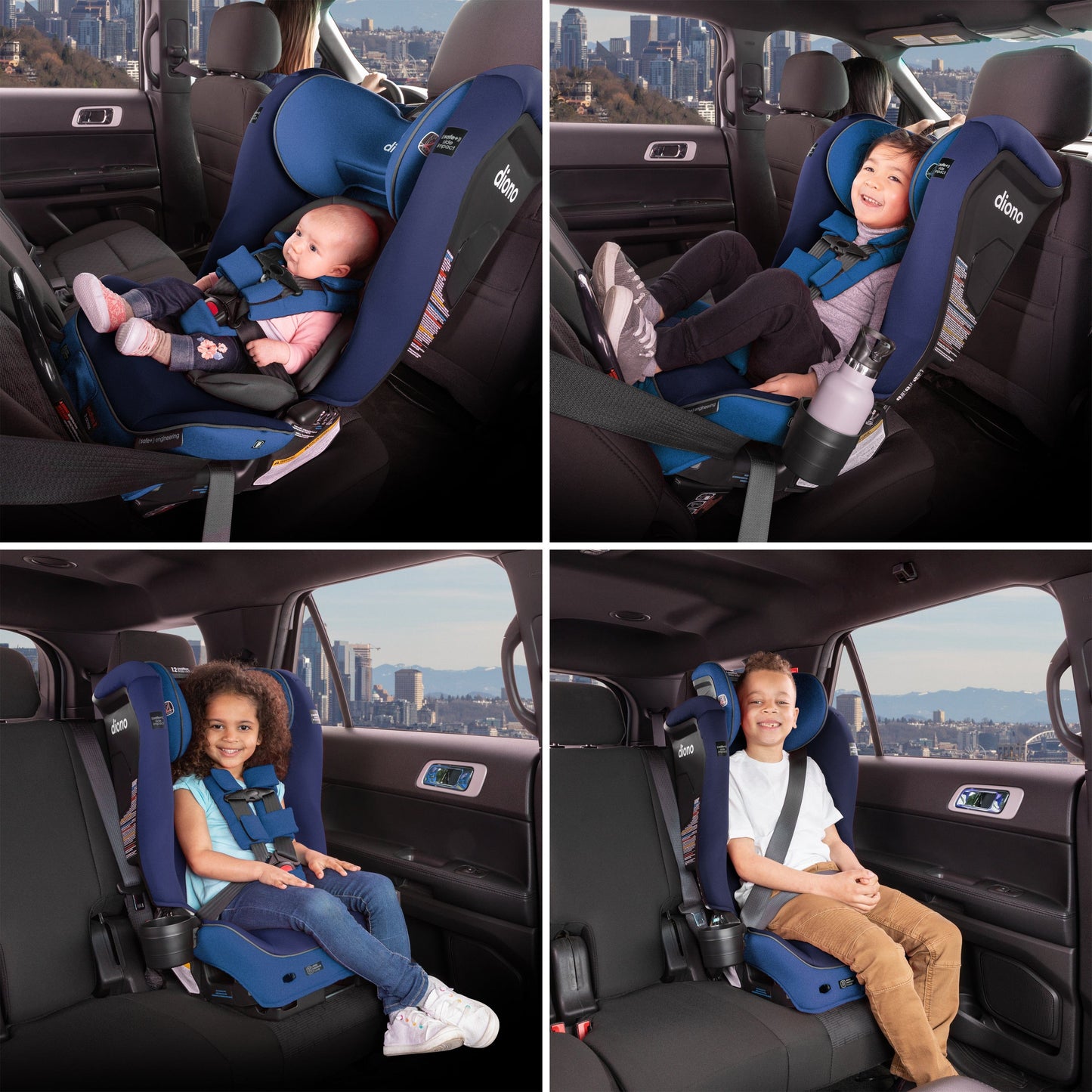 Diono Radian 3RXT SafePlus All-in-One Convertible Car Seat - Blue Sky - 50104-NA-01
