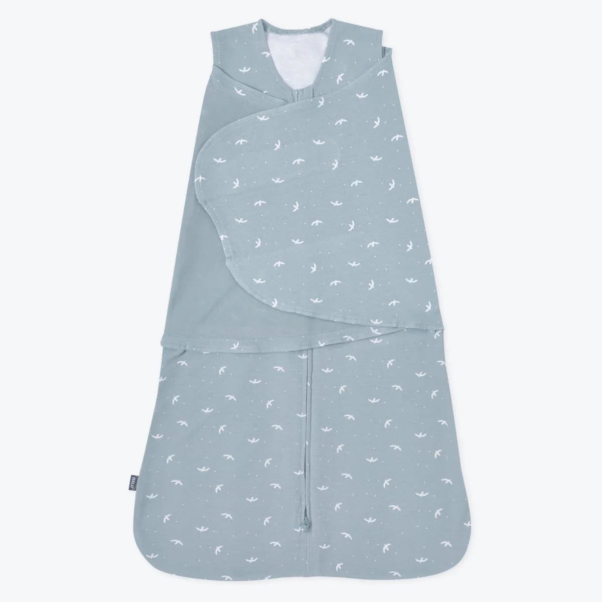 Halo 100% Cotton Swaddle TOG 1.5 - Blue Bird (Small) - 5085-HALO