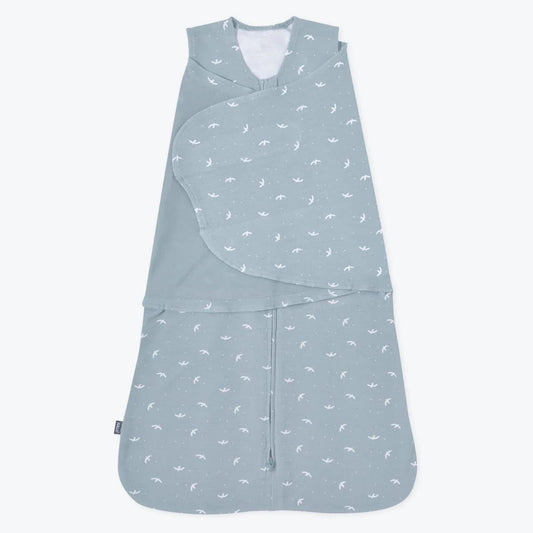 Halo 100% Cotton Swaddle TOG 1.5 - Blue Bird (Small) - 5085-HALO