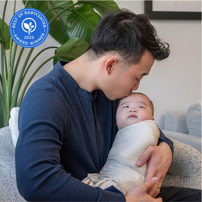 Halo SuperSoft Bamboo Swaddle TOG 2.0 - Oat (Newborn)