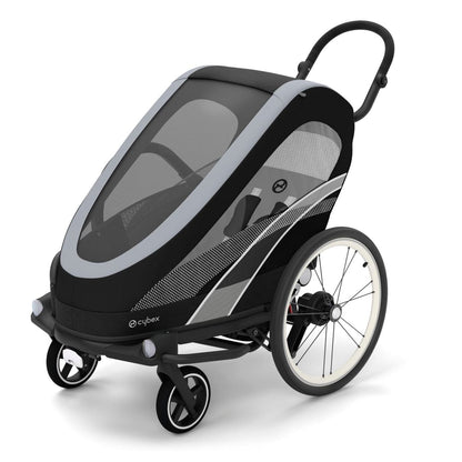 Cybex Zeno 2-in-1 Bike Trailer / Stroller (One Box) - All Black - 521003709