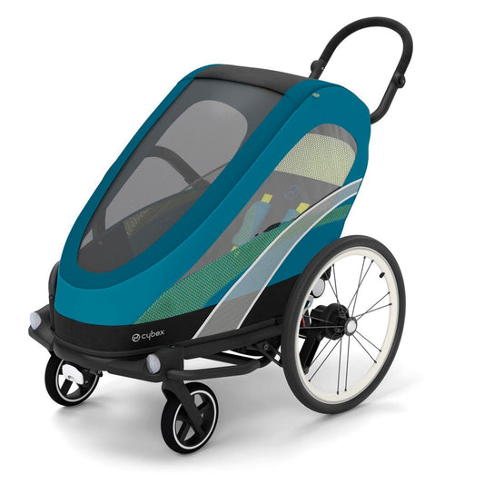 Cybex Zeno 2-in-1 Bike Trailer / Stroller (One Box) - Maliblue - 521003723