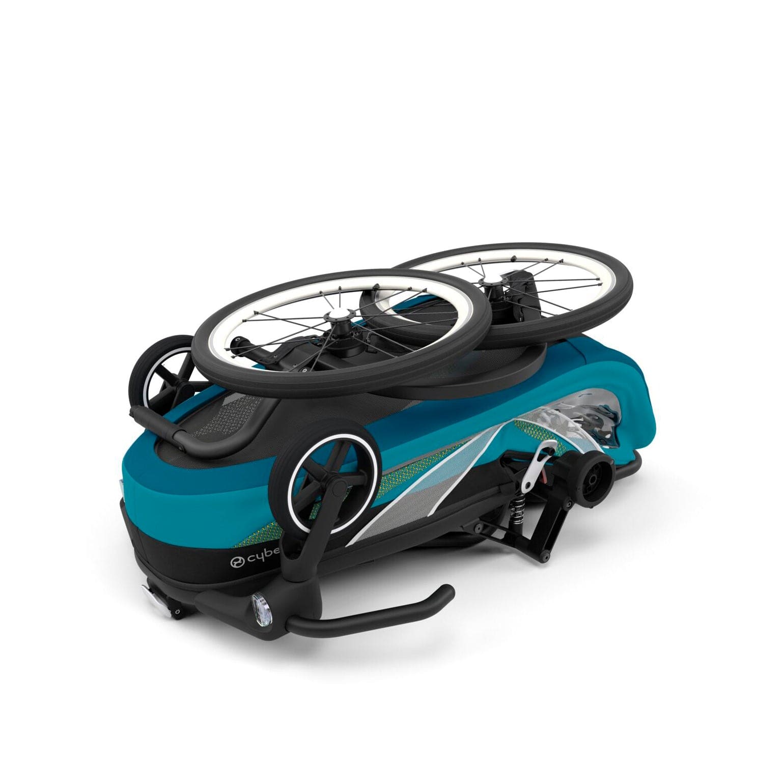 Cybex Zeno 2-in-1 Bike Trailer / Stroller (One Box) - Maliblue - 521003723