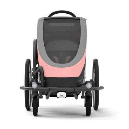 Cybex Zeno 2-in-1 Bike Trailer / Stroller (One Box) - Silver Pink - 521003737