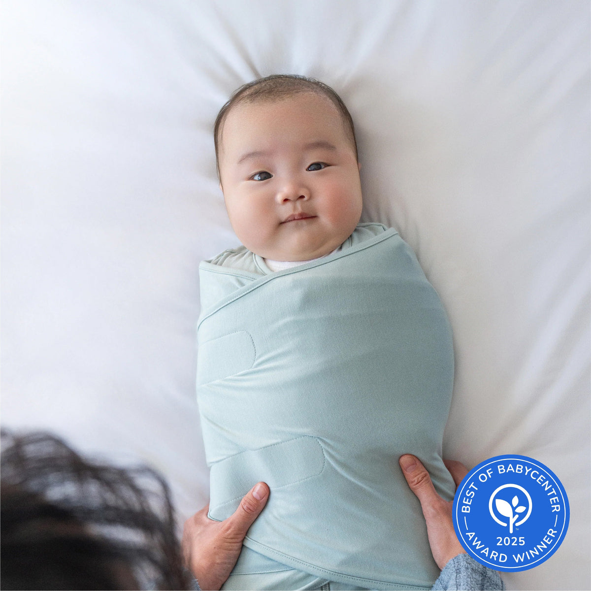 Halo SuperSoft Bamboo Swaddle TOG 2.0 - Calm Sage (Newborn)