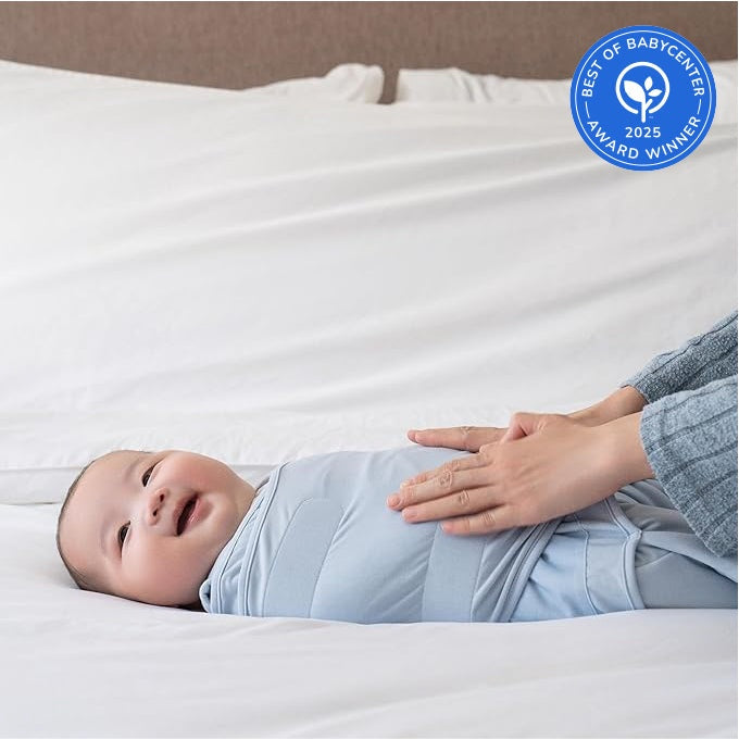 Halo SuperSoft Bamboo Swaddle TOG 2.0 - Blue Fog (Newborn)