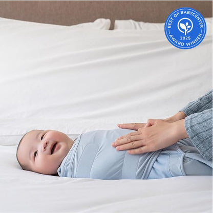Halo SuperSoft Bamboo Swaddle TOG 2.0 - Blue Fog (Newborn)