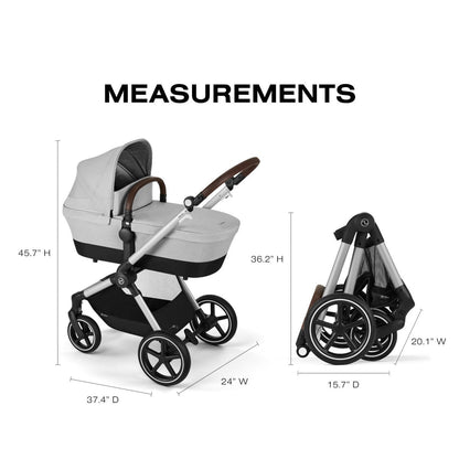 Cybex EOS Lux 2-in-1 Stroller - Lava Grey - 522005339