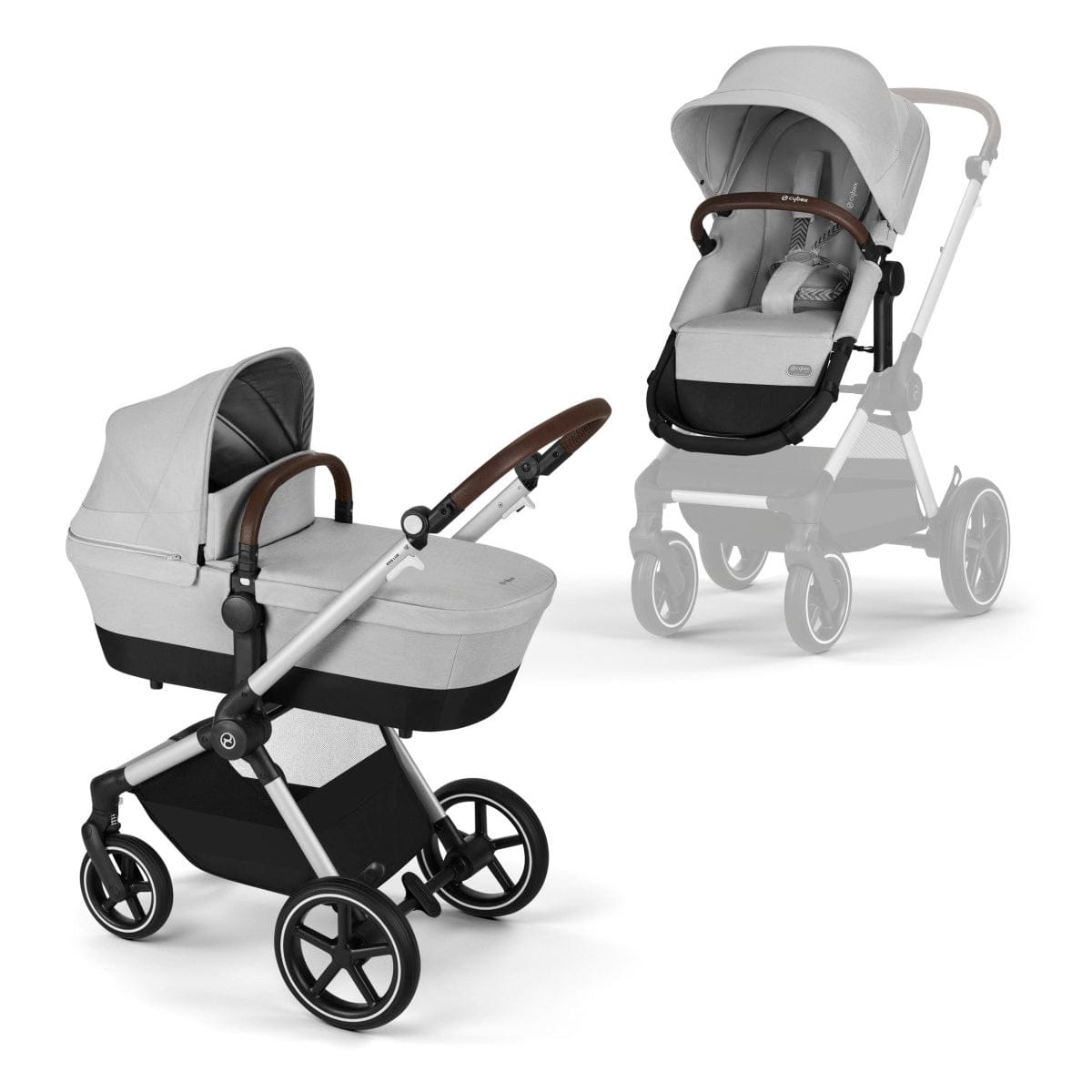 Cybex EOS Lux 2-in-1 Stroller - Lava Grey - 522005339