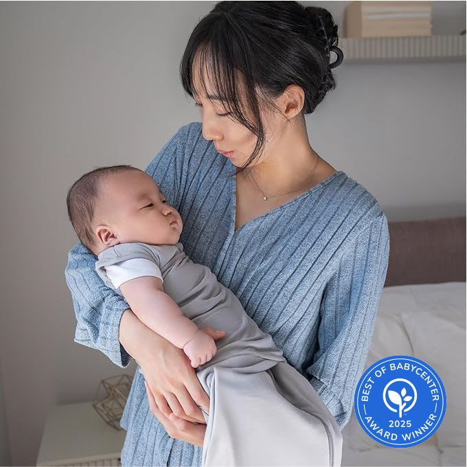 Halo SuperSoft Bamboo Swaddle TOG 2.0 - Storm Grey (Newborn)
