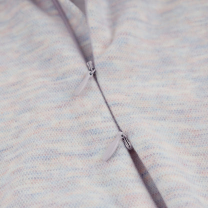 Oh Baby! Honeycomb Zipper Footie with Pocket - Lilac Rose, 1M - Image 5