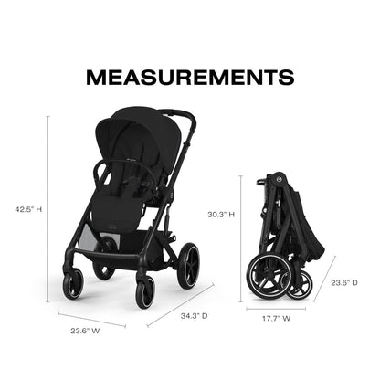 Cybex Balios S Lux Stroller - Moon Black - 524001177