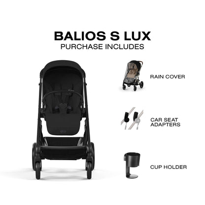 Cybex Balios S Lux Stroller - Moon Black - 524001177