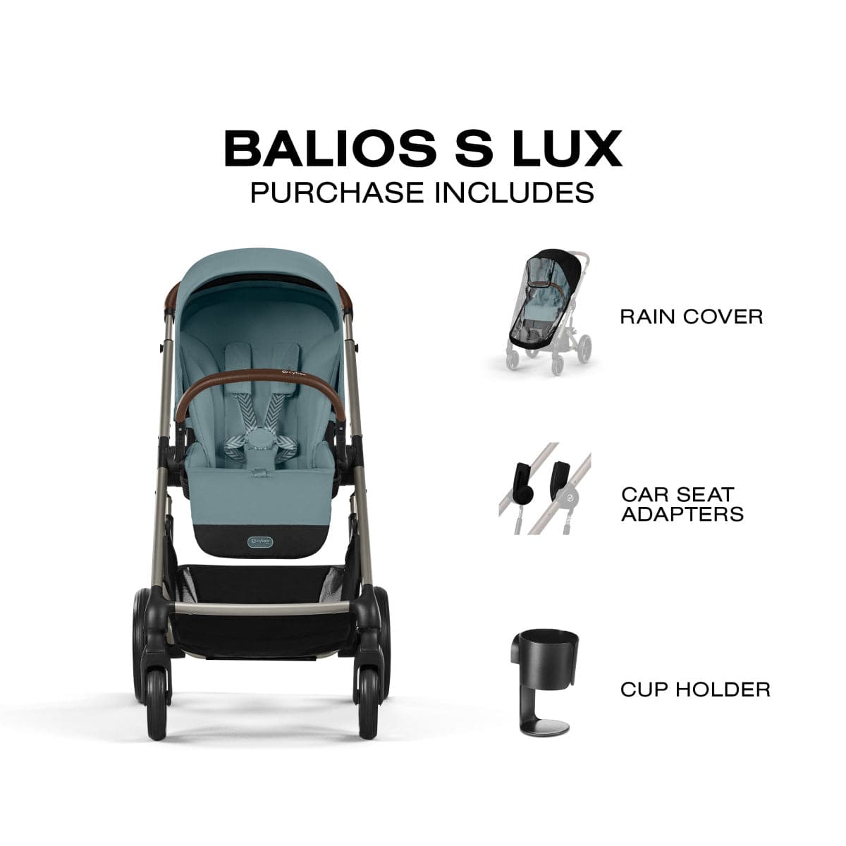 Cybex Balios S Lux Stroller - Stormy Blue - 524001201