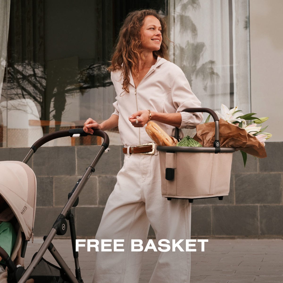 Cybex Gazelle S Single-to-Double Stroller - Silver Frame / Stone Grey