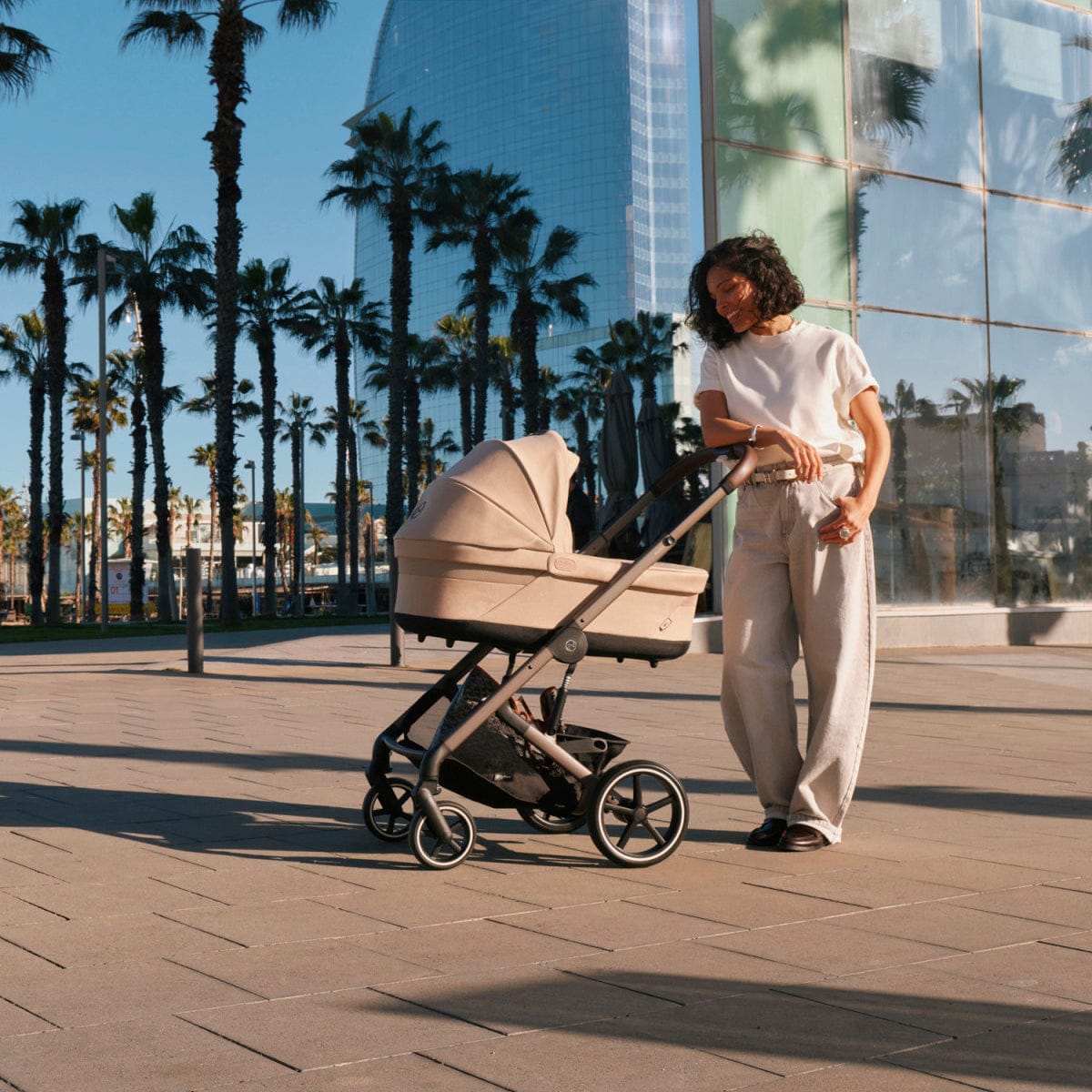 Cybex Balios / Talios Cot S Lux - Stone Grey - 524001347