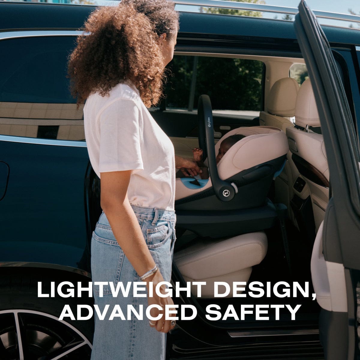 Cybex Aton G2 Infant Car Seat with Load Leg Base - Moon Black - 524002341