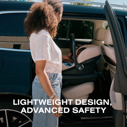 Cybex Aton G2 Infant Car Seat with Load Leg Base - Moon Black - 524002341