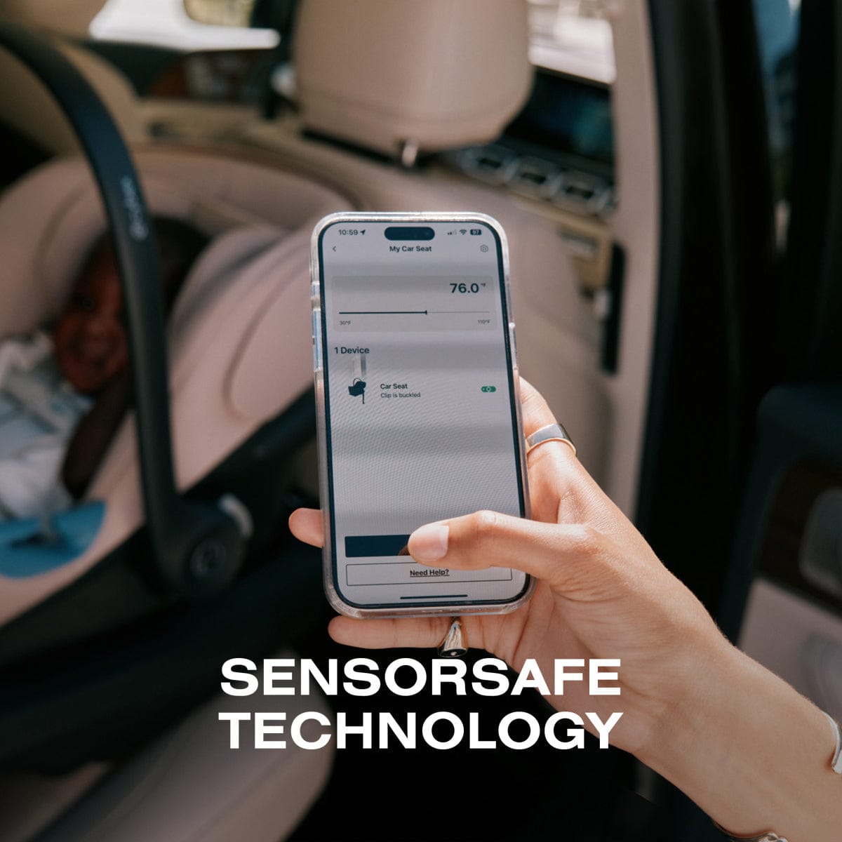 Cybex Aton G2 Infant Car Seat with Load Leg Base - Moon Black - 524002341