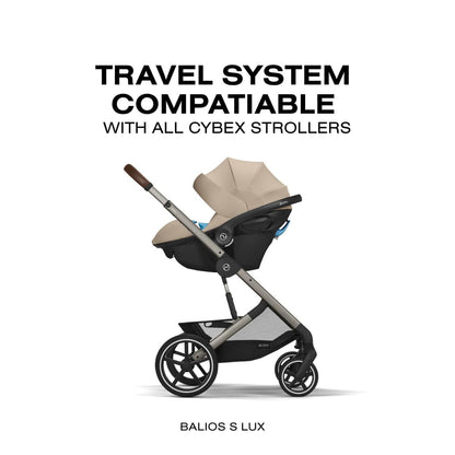 Cybex Aton G2 Infant Car Seat with Load Leg Base - Almond Beige - 524002349