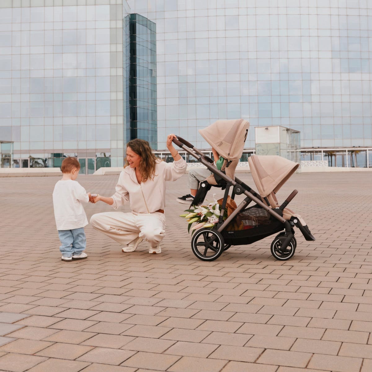 Cybex Gazelle S Second Seat  - Taupe Frame / Chocolate Brown