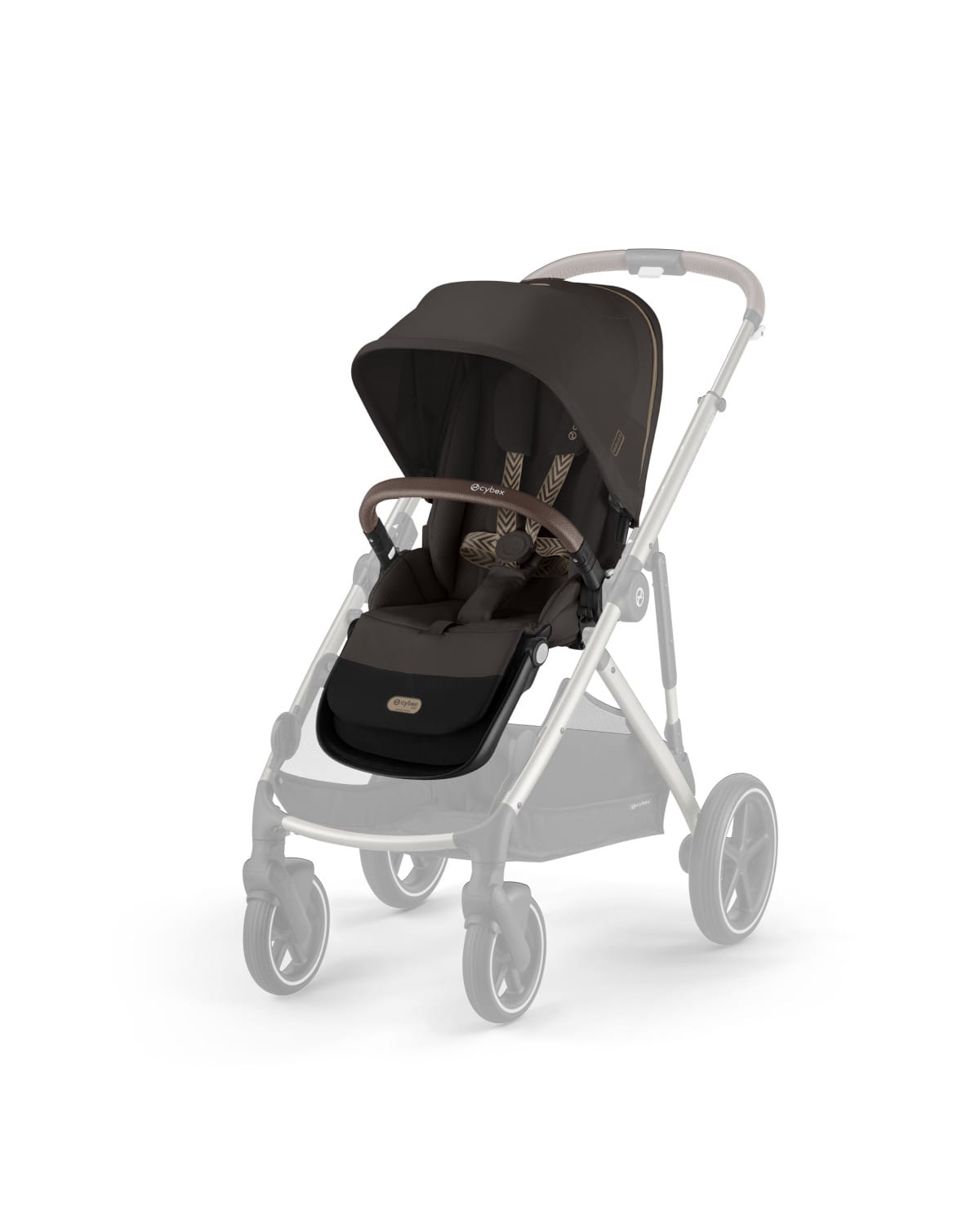 Cybex Gazelle S Second Seat  - Taupe Frame / Chocolate Brown