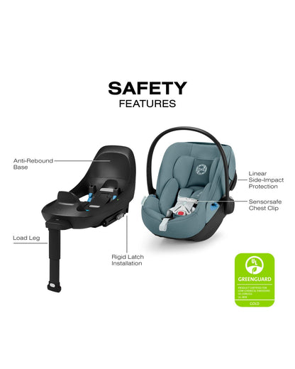 Cybex Cloud G Pro Comfort Extend Infant Car Seat - Stormy Blue - 525000605