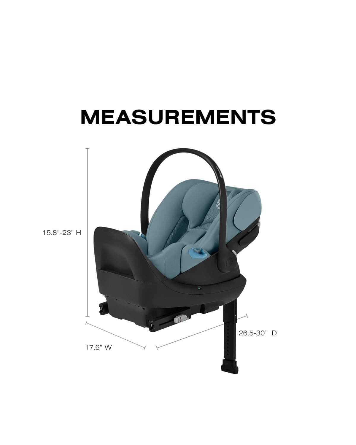 Cybex Cloud G Pro Comfort Extend Infant Car Seat - Stormy Blue