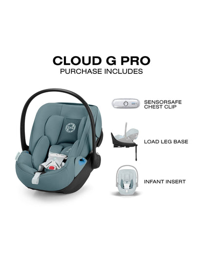 Cybex Cloud G Pro Comfort Extend Infant Car Seat - Stormy Blue - 525000605