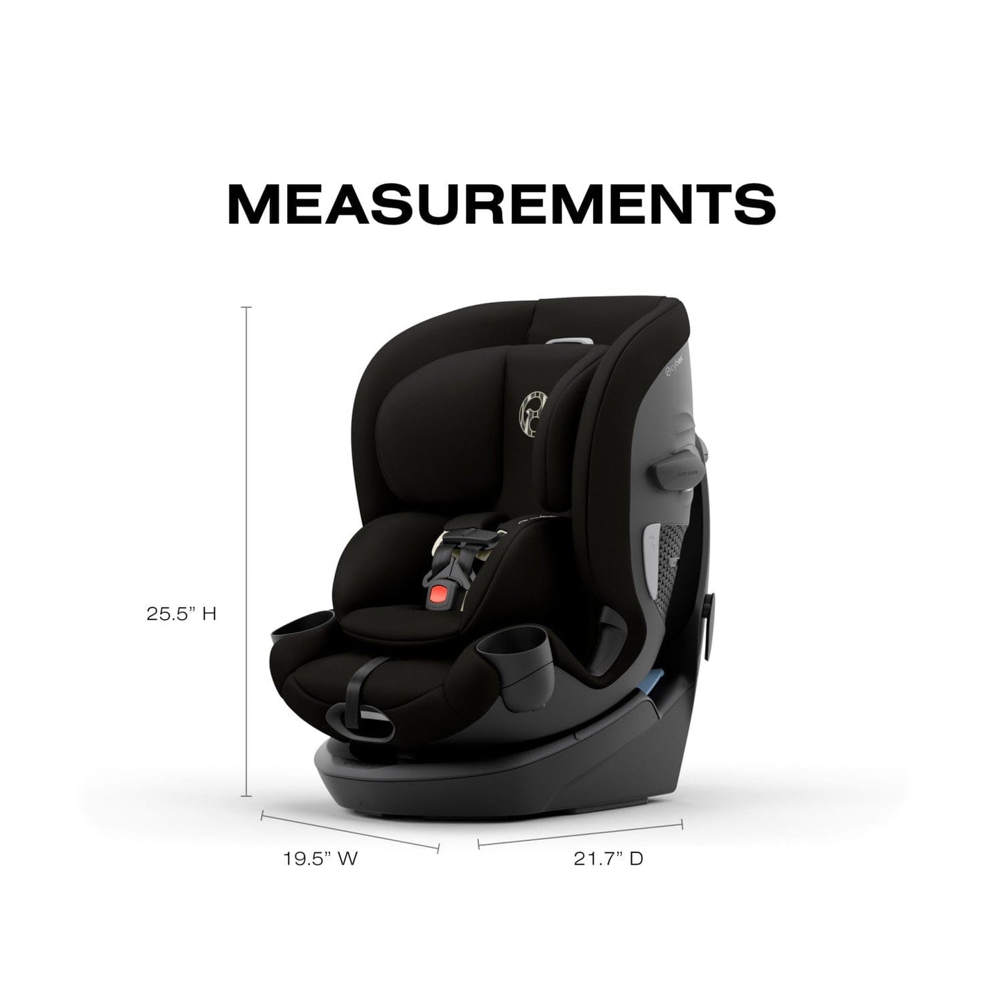 Cybex Callisto G 360 SELECT Rotating All-in-One Convertible Car Seat - Black