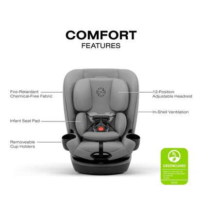 Cybex Callisto G 360 SELECT Rotating All-in-One Convertible Car Seat - Grey