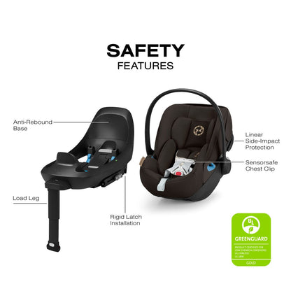 Cybex Cloud G Pro Comfort Extend Infant Car Seat - Chocolate Brown