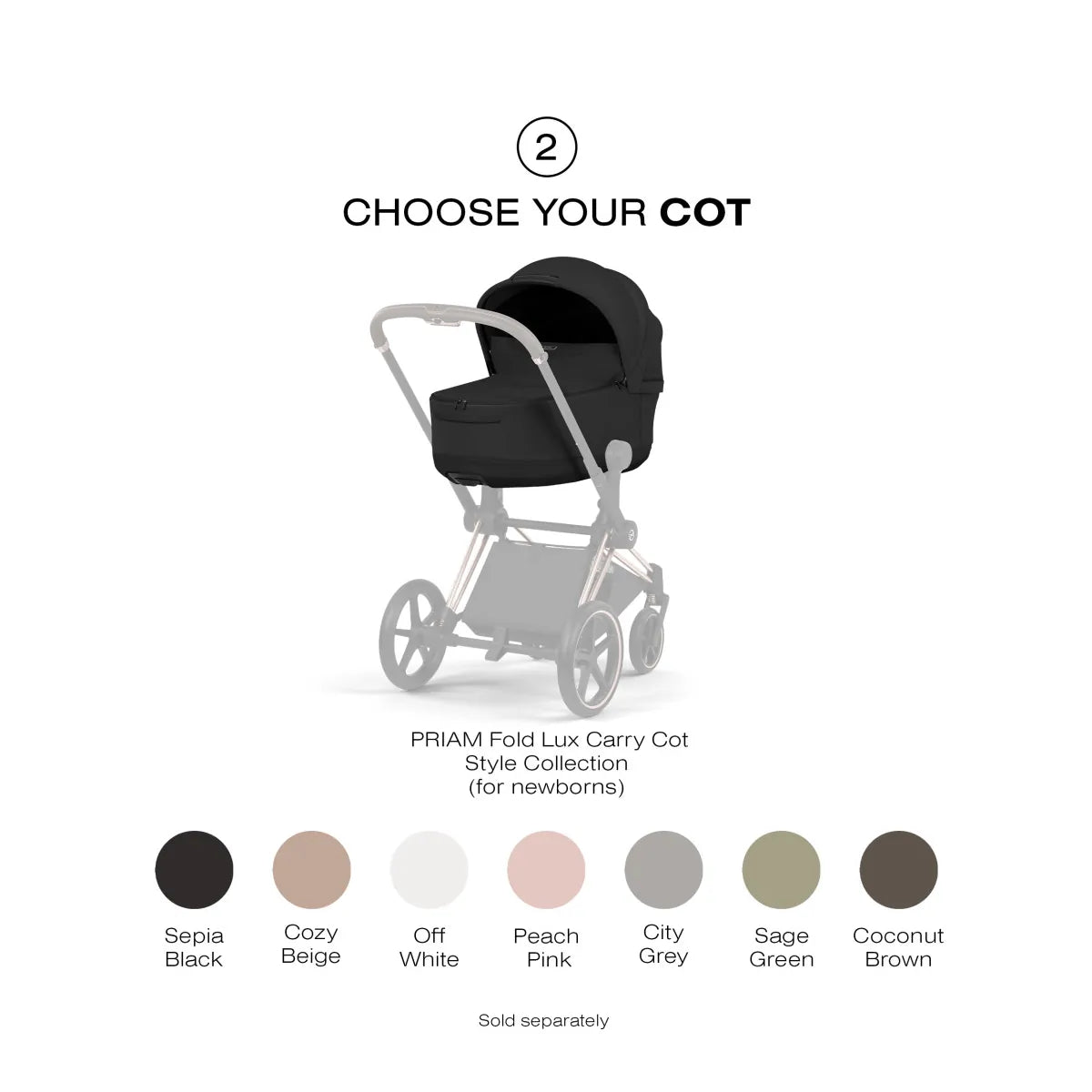 Cybex Priam Style Frame - Rosegold - 526000229