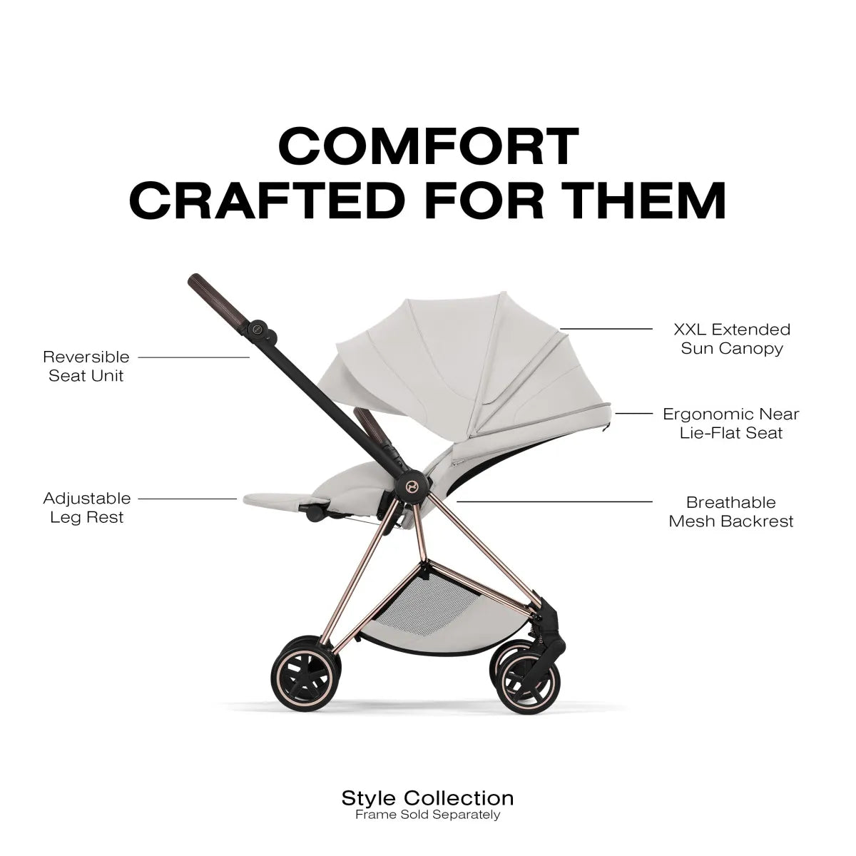 Cybex Mios Style Seat Pack (2026) - City Grey – Albee Baby