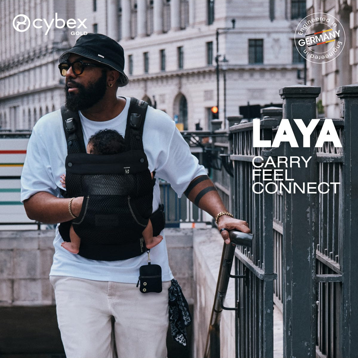 Cybex Laya Baby Carrier - Magic Black – Albee Baby
