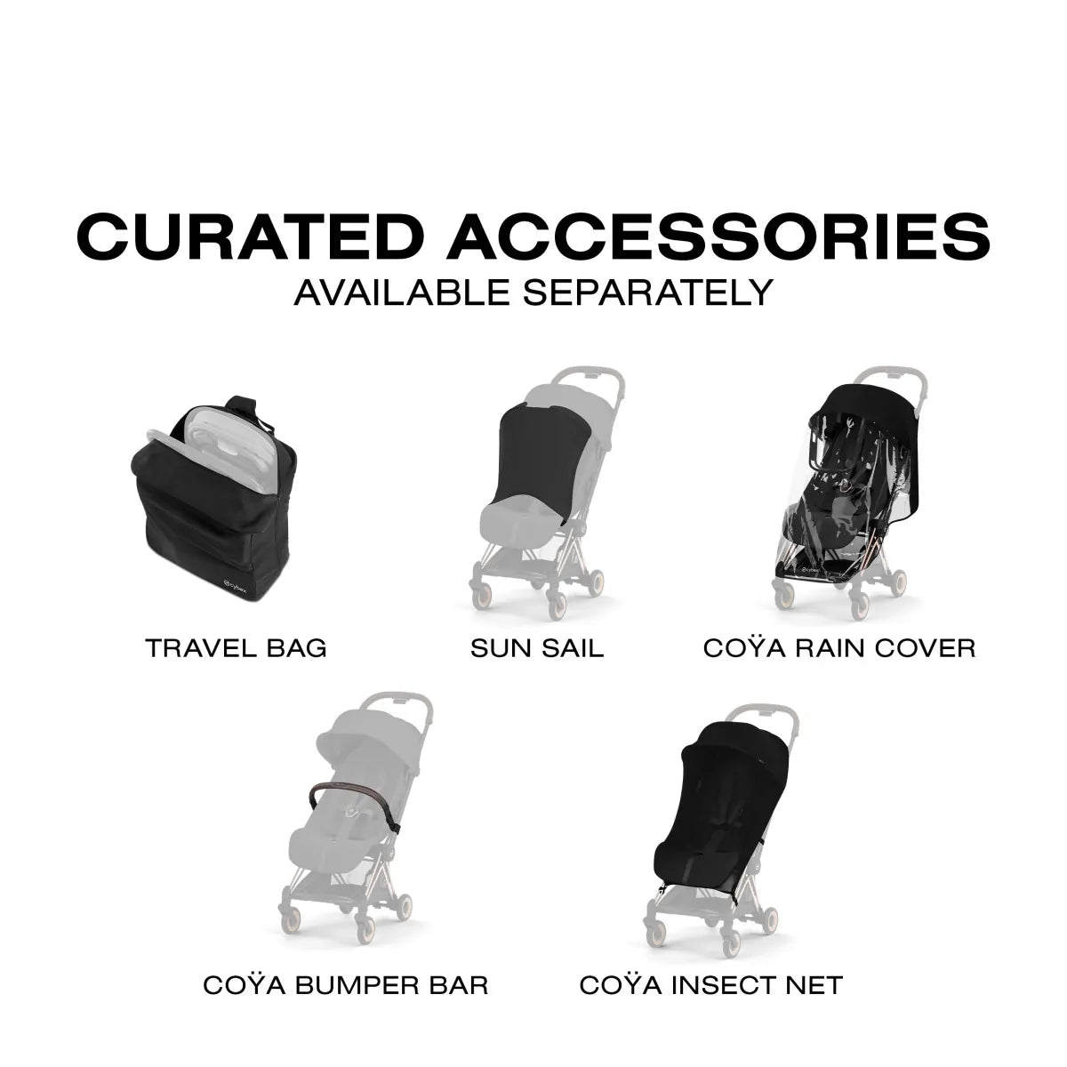 Cybex Coya Stroller (2026) - Style Collection - Rose Gold Frame