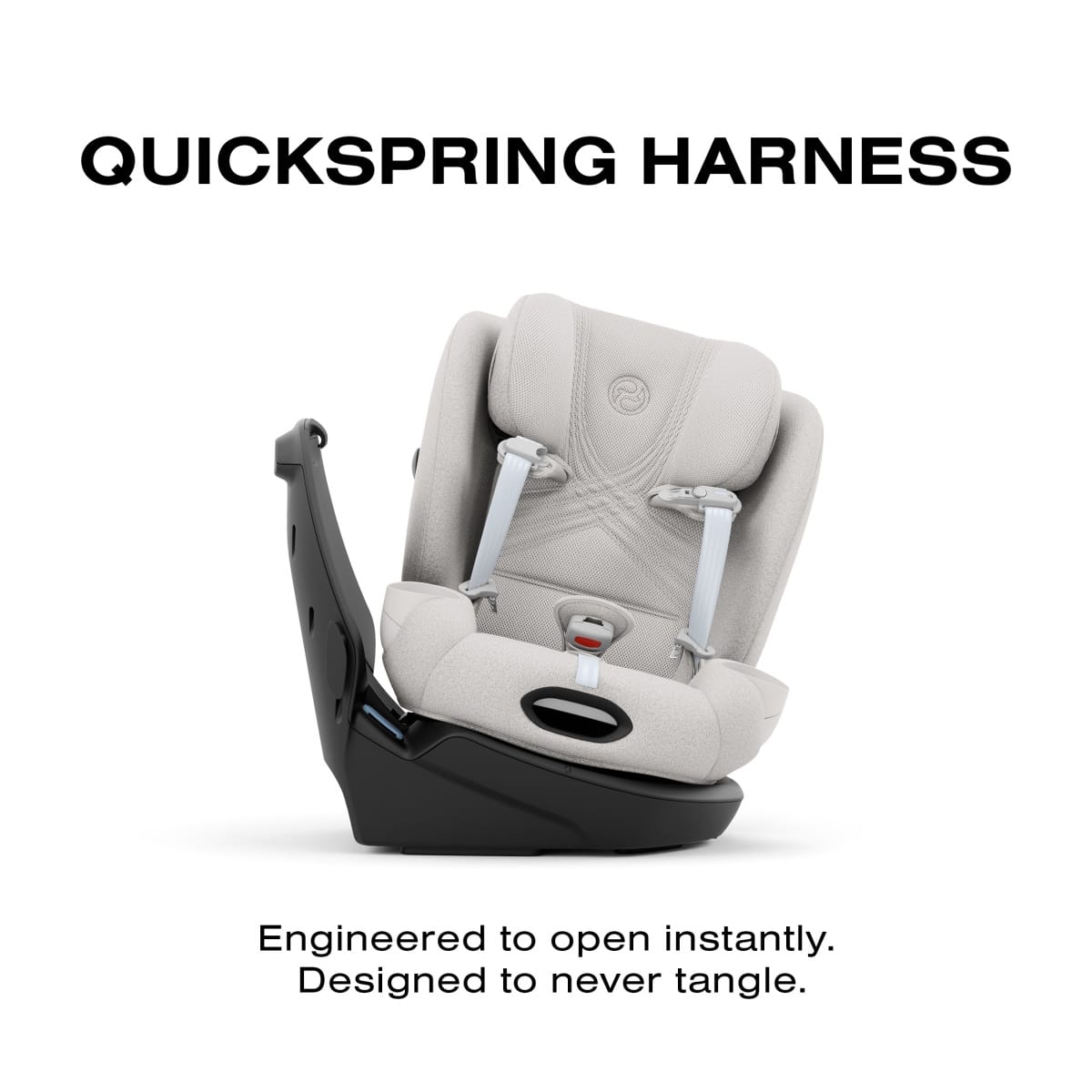 Cybex car seat with Quickspring harness system