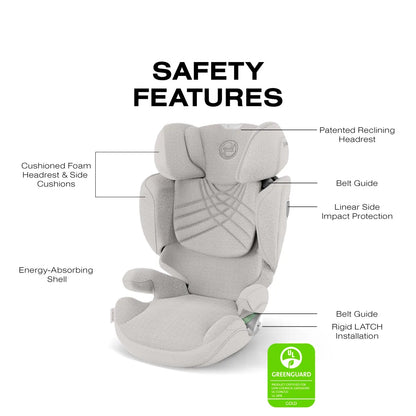 Cybex Solution T High-Back Booster Car Seat - City Grey