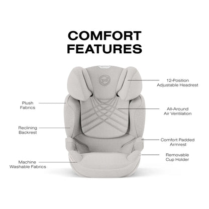 Cybex Solution T High-Back Booster Car Seat - City Grey