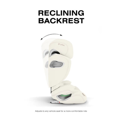 Cybex Solution T High-Back Booster Car Seat - Off-White