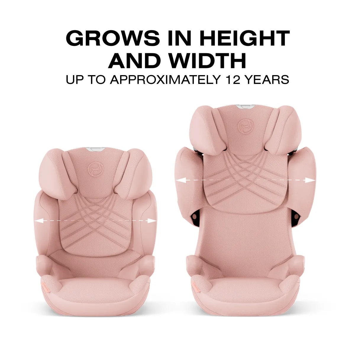 Cybex Solution T High-Back Booster Car Seat - Peach Pink