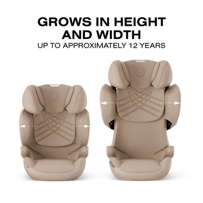 Cybex Solution T High-Back Booster Car Seat - Cozy Beige