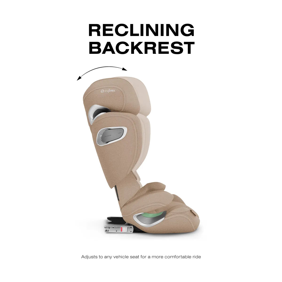 Cybex Solution T High-Back Booster Car Seat - Cozy Beige