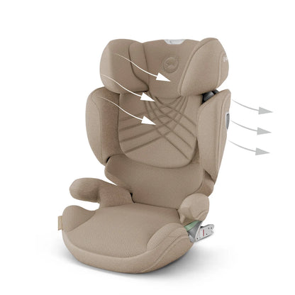 Cybex Solution T High-Back Booster Car Seat - Cozy Beige